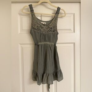 Olive Green Tank Top, size Small